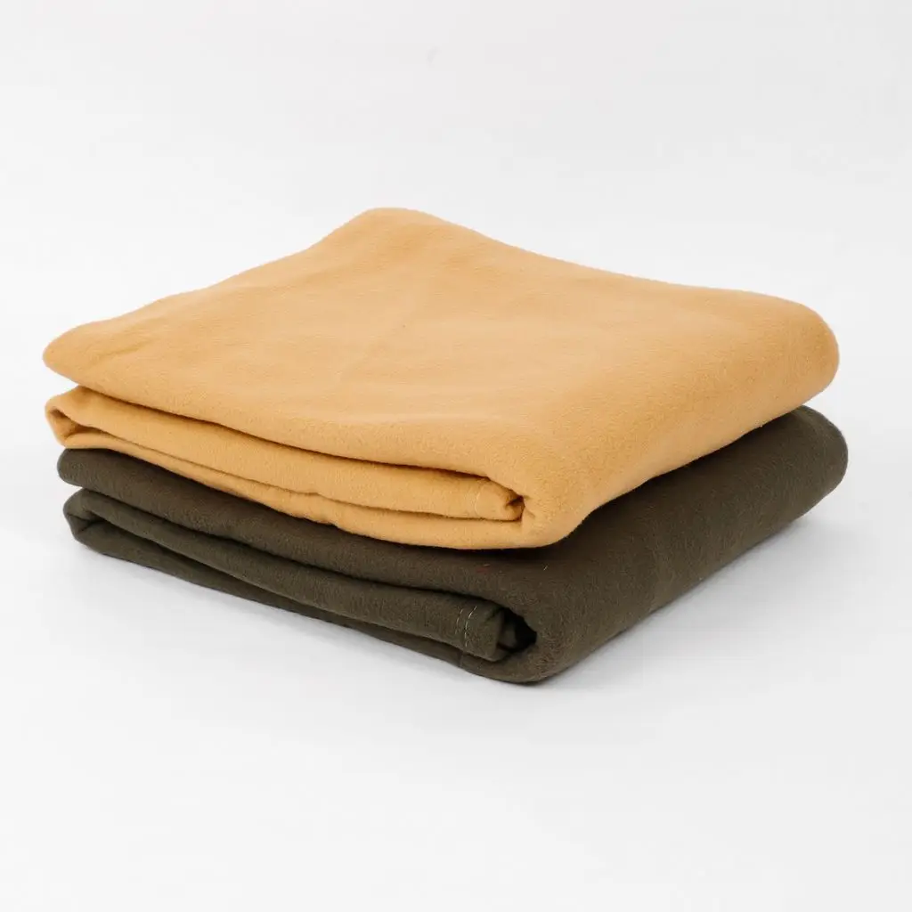 Fleece blanket woolen, single bed, solid color, 55x90, assorted pack of 2