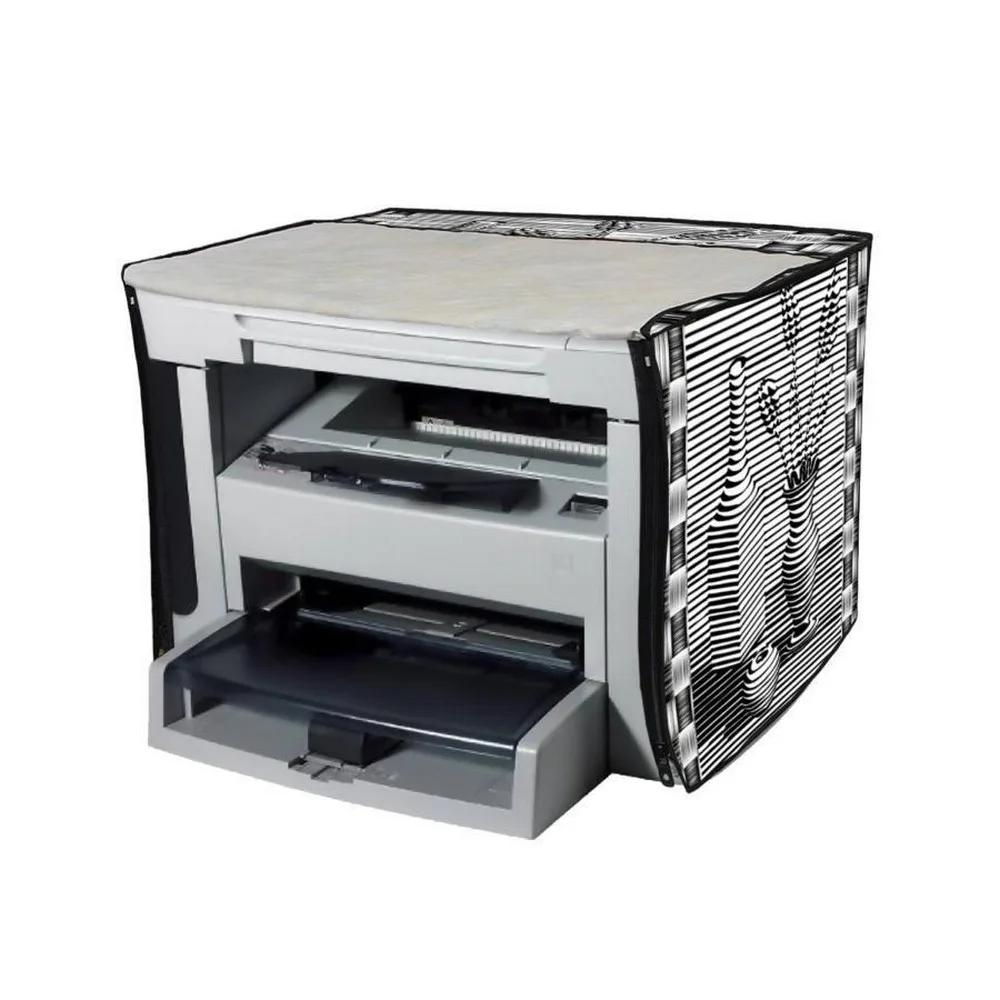 Digital printed printer cover HP 1005, Black White