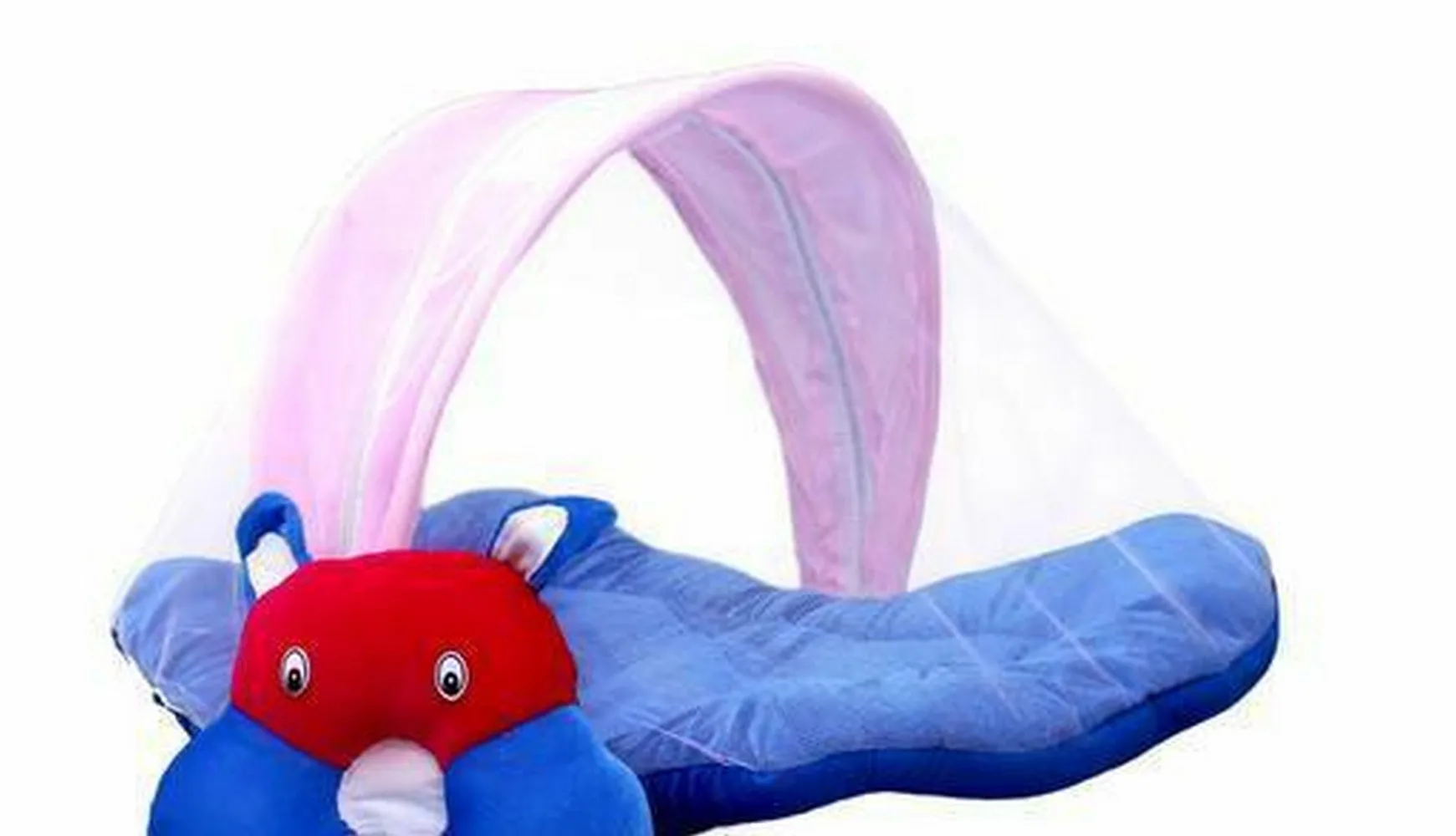 Baby Mosquito net face, blue, blue