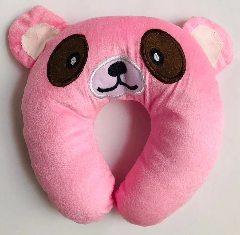 Baby Neck Pillow Bear Face, Pink