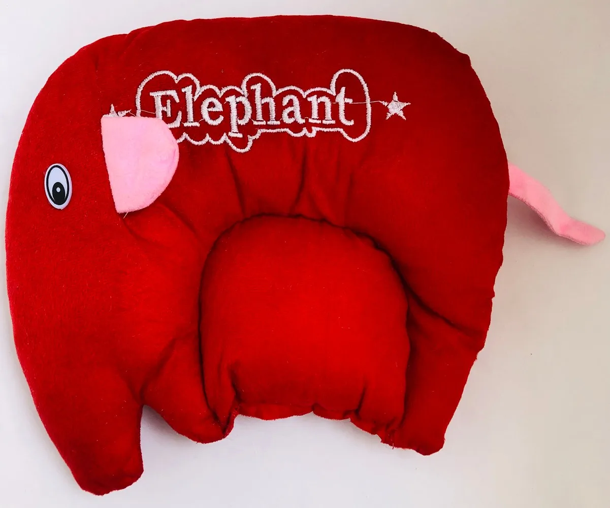 Baby neck pillow elephant, red