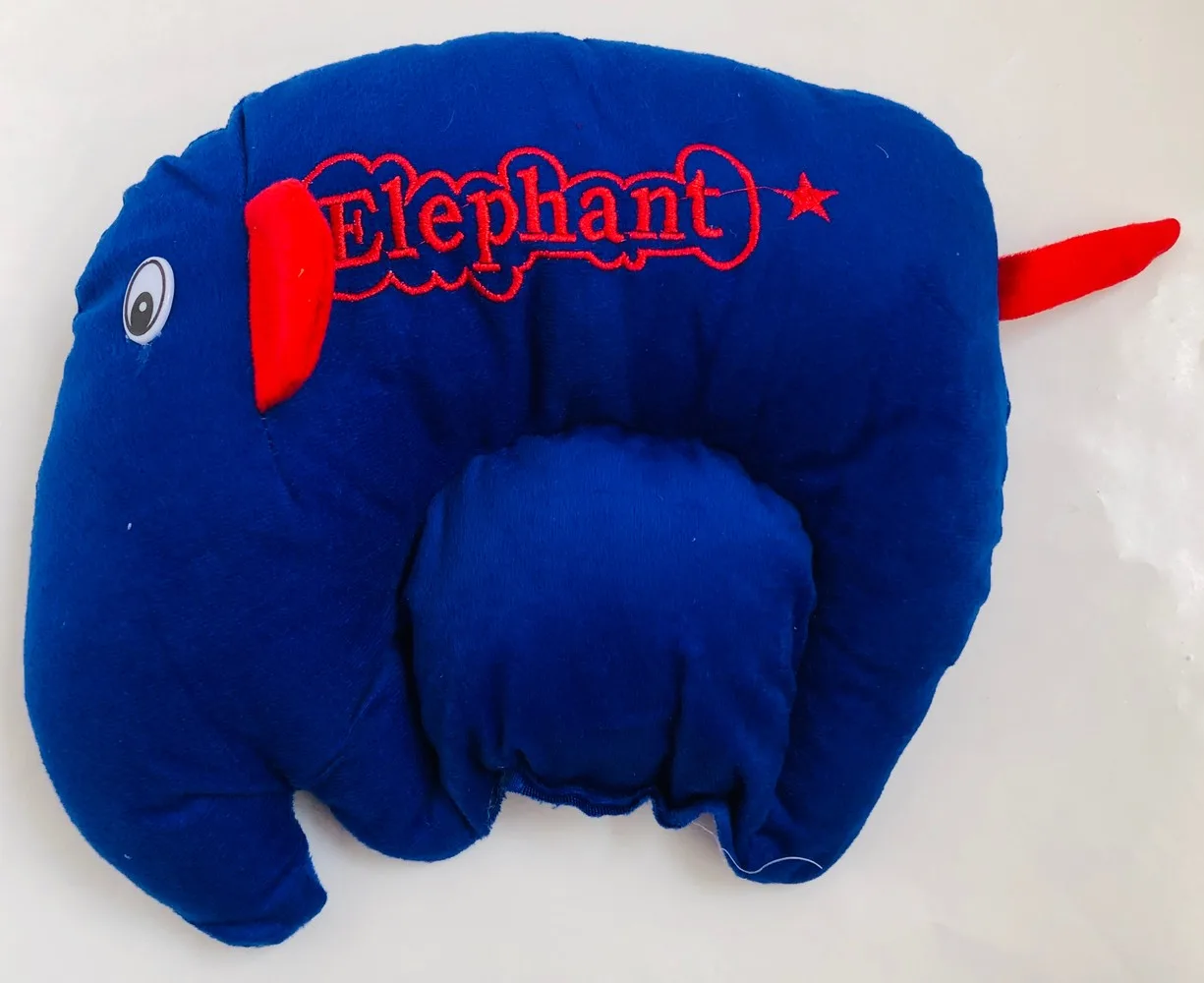 Baby neck pillow elephant, blue